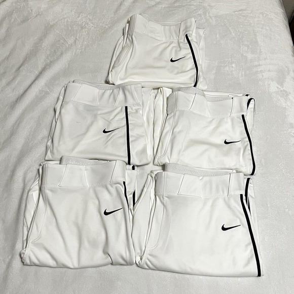 Nike Baseball Pants Lot of Vapor Select Black Piped Mens XXL